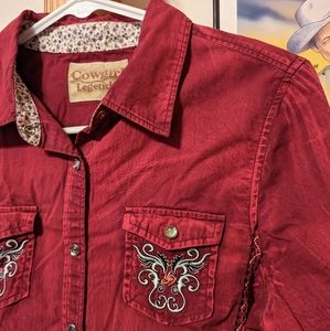 Western Shirt by Cowgirl Legend - Sz - M